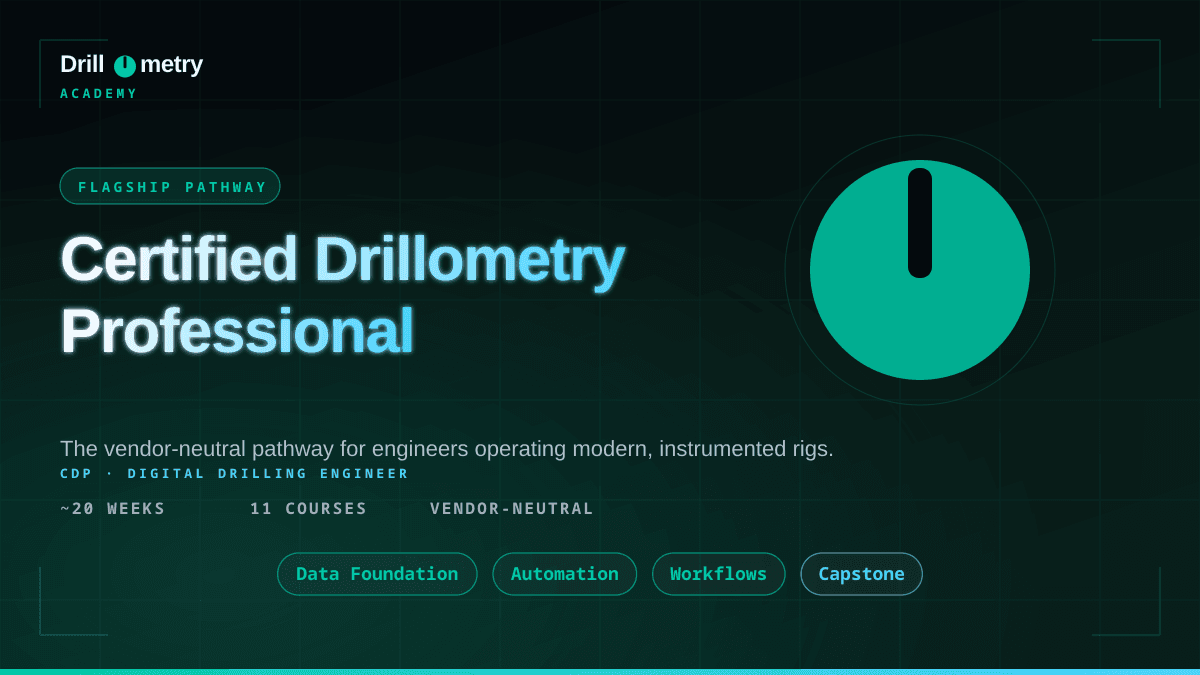 Certified Drillometry Professional (CDP)